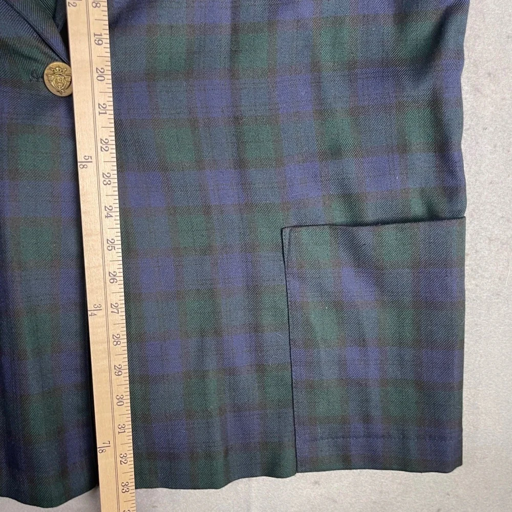 Alice Stuart Plaid Blazer‎ Career Office Button Front Jacket 22W